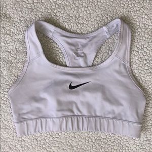 White Nike Sports Bra